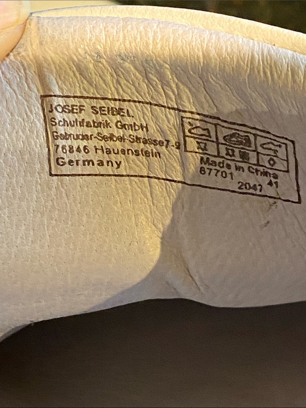 Josef Seibel Caren 01 White Leather Lace-Up Sneakers Size 41EU / 10-10.5 US - Picture 4 of 16